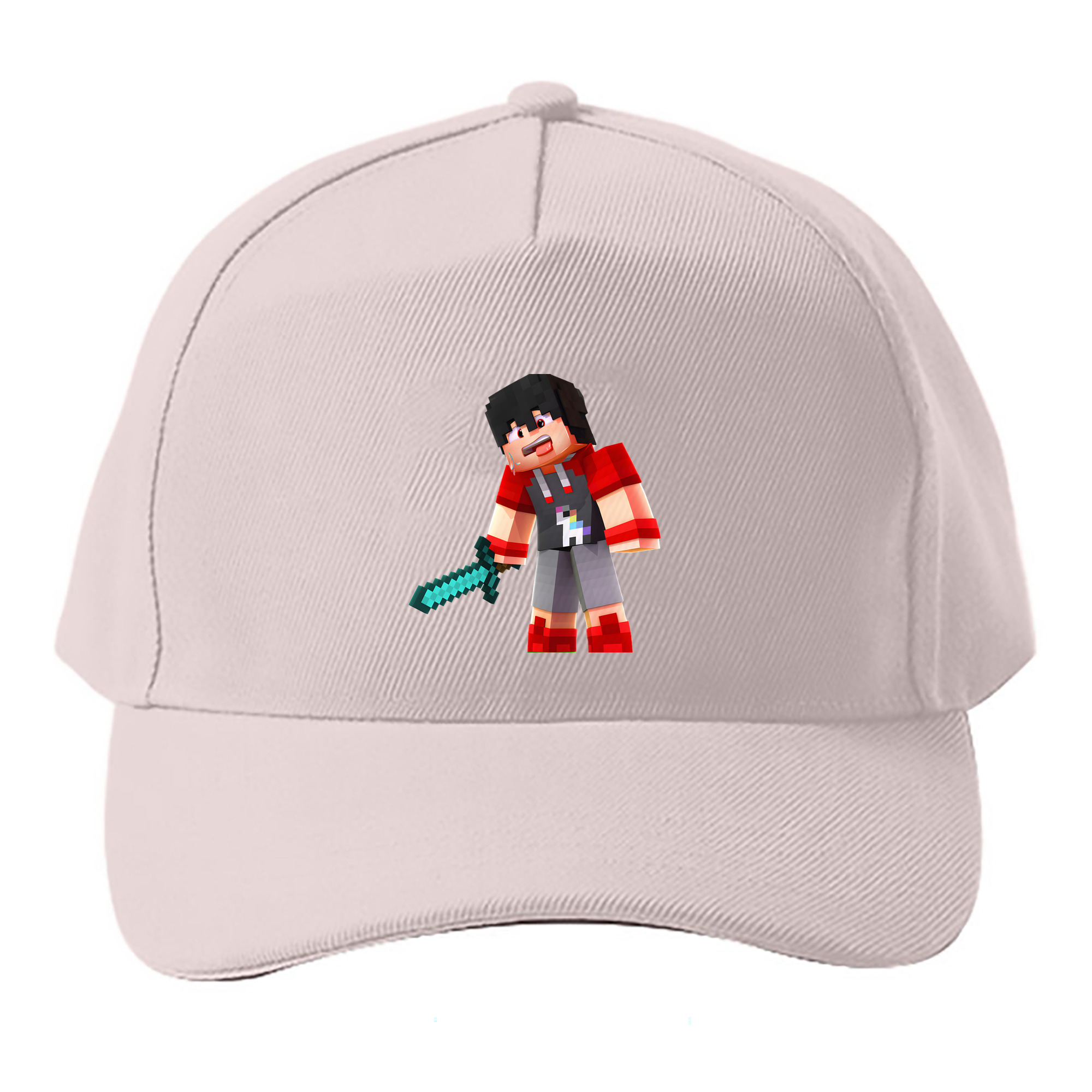 （画像用） マインクラフト ブロックの世界 Minecraft MC Block world ベースボールキャップ 綿100％ 男女兼用 帽子 スポーツ